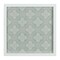 Contemporary Home Living 12" White and Green Square Farmhouse Tile Framed Wall Art